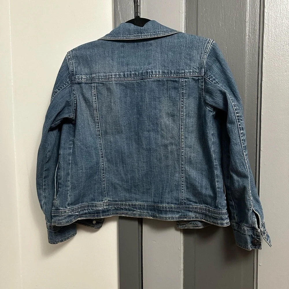 Y2K Mossimo Supply Co. Blue Denim Jacket - Picture 2 of 4
